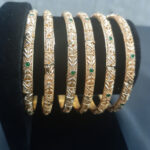 Indian Style Gold Plated Bangles Set
